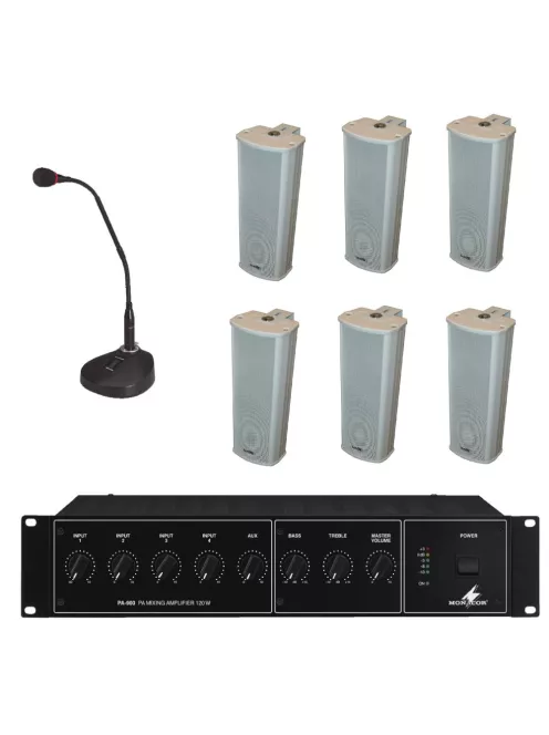 HT-1M6H, Telepített hangosítás - templomokba, termekbe