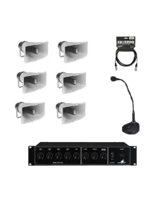 HT-2M6HS, Kül és beltéri információs hangrendszer