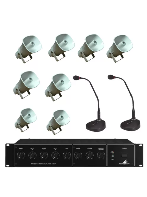 HT-2M8HS, Kül és beltéri információs hangrendszer