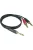Y inzert kábel, Jack-Jack, 2 m