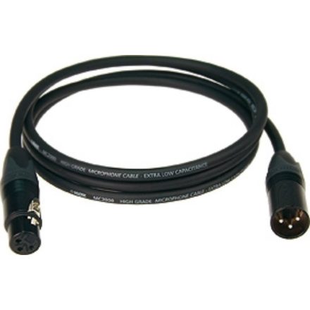mikrofonkábel, 1 m  - Kábel, csatl./Kábel/XLR-XLR (mikrofon) kábel