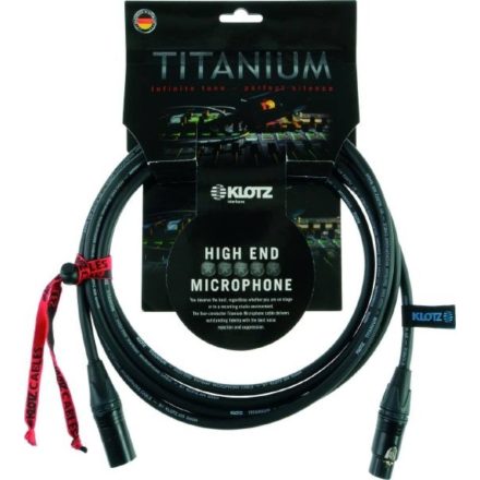 Titánium StarQuad mikrofonkábel 4x0,34 mm2 high-end kábel 3 méter - Kábel, csatl./Kábel/XLR-XLR