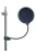 popfilter, dupla nejlon ernyő, fekete, 23 mm min. csőátmérő - Mikrofon/Mikrofon tartozék/Szélzs