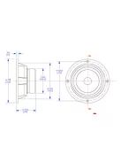 Markaudio CHP-70 keki  4" szélessávú papír hangszóró natúr