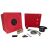 Markaudio Tozzi One Kit Red  DIY Kit Components and Cabinet