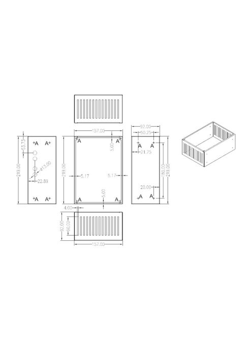 miniDSP PWR-ICE125 Backbox