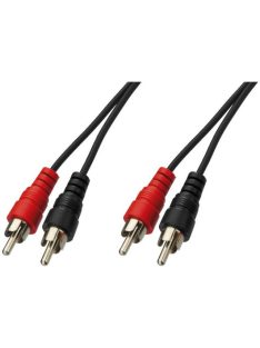 AC-050, sztereó Audió Összekötő Kábelek - Kábel, csatl./Kábel/RCA kábel, analóg