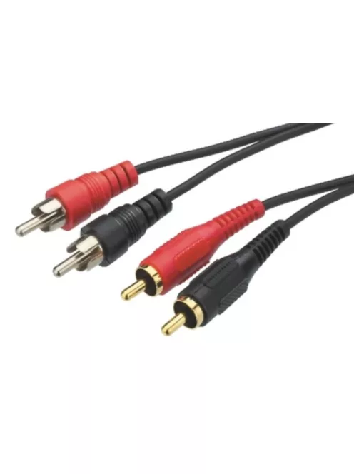 Monacor AC-122G, sztereó Audió Összekötő Kábelek