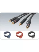 Monacor AC-500/SW, minőségi Sztereó Audió Összekötő Kábelek