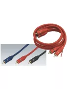 Monacor AC-500/SW, minőségi Sztereó Audió Összekötő Kábelek