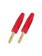 Monacor BP-30G/RT, kapocscsavarok és Banándugók