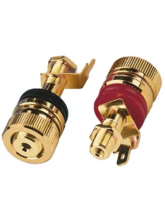 Monacor BP-520G, high-end hangszóró csatlakozó pár