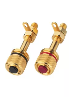 Monacor BP-530G, high-end hangszóró csatlakozó pár