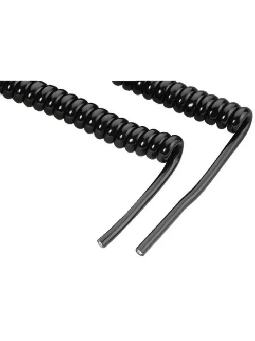Monacor CCX-6M, spirális mikrofonkábel, Ø5mm