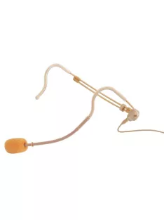 JTS CM-214ULF Elektrét fejpántos mikrofon bézs