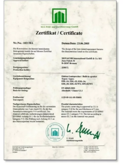 Monacor EDL-25, PA mennyezeti hangszóró