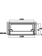 Monacor ESP-8U, falba és mennyezetbe süllyeszthető PA hangsugárzó