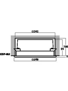   Monacor ESP-8U, falba és mennyezetbe süllyeszthető PA hangsugárzó