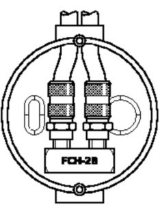 FCH-28, F-csatlakozó,U-alakú - Kábel, csatl./Csatlakozó/Egyéb csatlakozó,Több.../Alkalmi ajánla
