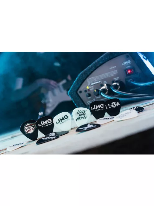 IMG Stageline FLAT-M100 kompakt aktív hangfal, színpadi monitor