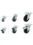 Monacor GCB-75, kerekek, önbeálló/fix