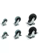 Monacor GCB-75, kerekek, önbeálló/fix