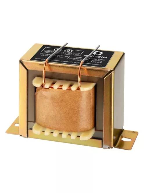 Monacor LSI-68T, transzformátor-vasmagos tekercs, 6.8mH
