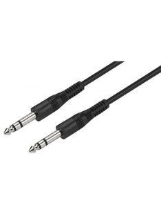 MCC-124/SW, 6,3mm sztereo (szimmetrikus) jack kábel - Kábel, csatl./Kábel/JACK-JACK jelkábel