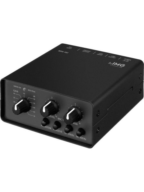 IMG Stageline MPA-102, 1-csatornás, kiszajú mikrofon előerősítő