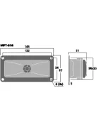 Monacor MPT-016, piezo magassugárzó