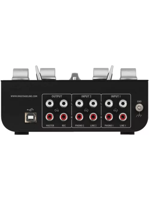 IMG Stageline MPX-20USB, 3-csatornás sztereó DJ keverőpult