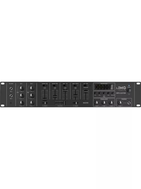IMG Stageline MPX-622/SW, keverő, 2 monó + 4 sztereó csatorna