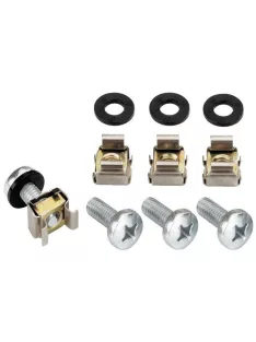 Monacor MZF-8648, rack-anya és csavar szett