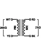 Neutrik NTE-1, audió transzformátor 1:1 mikrofon jelekhez