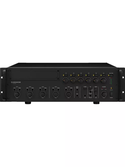 Monacor PA-6240, 6-zónás PA monó keverőerősítők