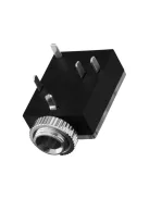 Monacor PG-203JN, beépíthető 3,5mm jack aljzatok