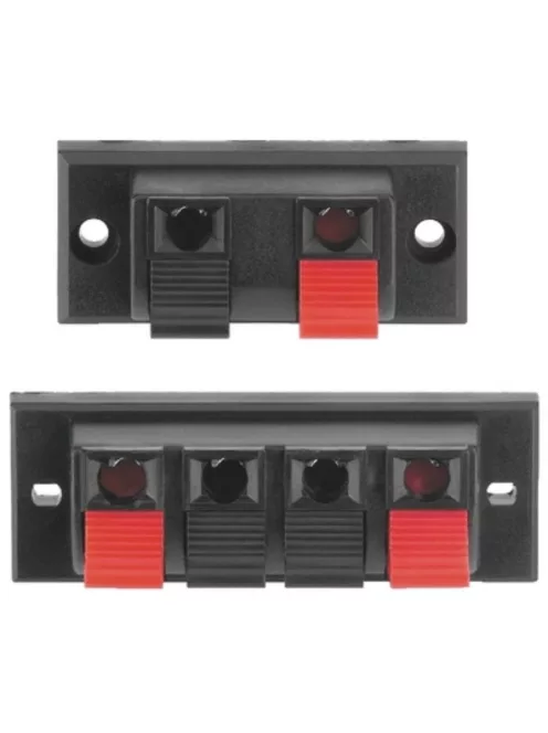 Monacor PT-932, rugós szorítócsatlakozó, 4-pólusú