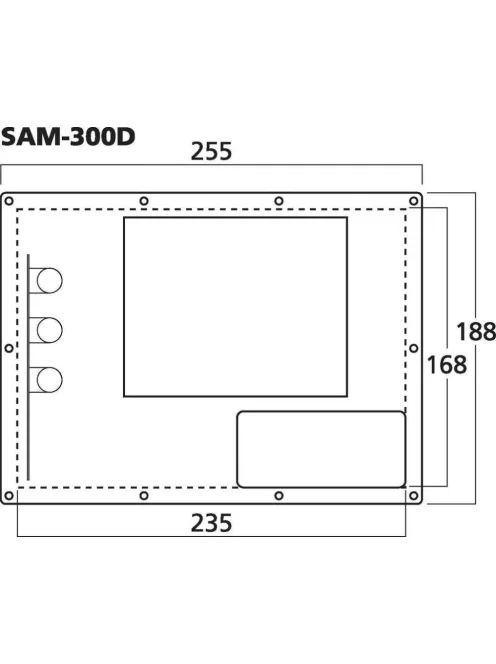 IMG Stageline SAM-300D, szubbasszus erősítő modul