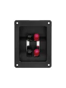 Monacor ST-400, bi-wiring csatlakozó (dupla kábelezéshez)