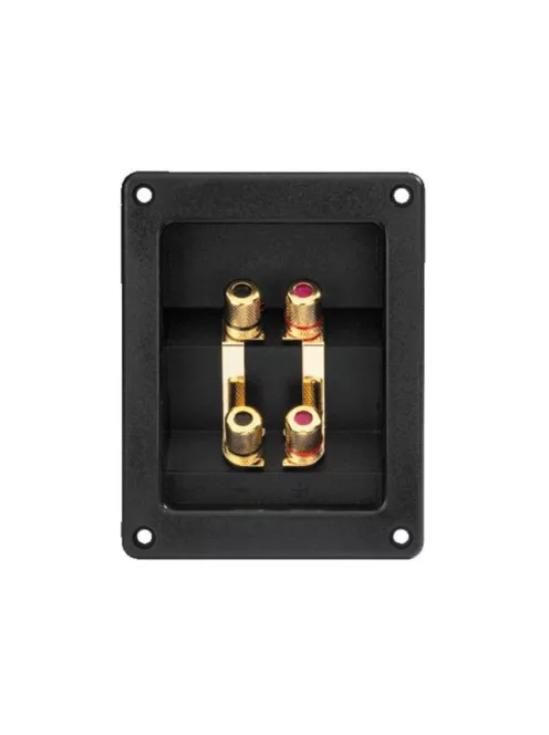 Monacor ST-400GM, bi-wiring csatlakozó (dupla kábelezéshez)