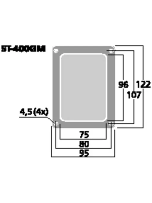 Monacor ST-400GM, bi-wiring csatlakozó (dupla kábelezéshez)