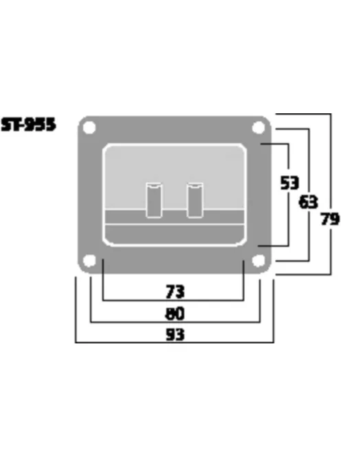 Monacor ST-950, rugós szorítócsatlakozó