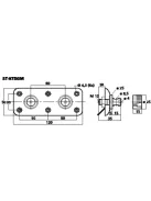 Monacor ST-975GM, high-end hangsugárzó-csatlakozó