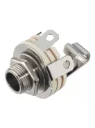 Monacor T-210, Monó 6,3mm Beépíthető Jack Aljzatok