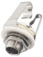 Monacor T-213J, sztereó 6,3mm Beépíthető Jack Aljzat