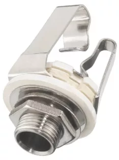 Monacor T-213J, sztereó 6,3mm Beépíthető Jack Aljzat