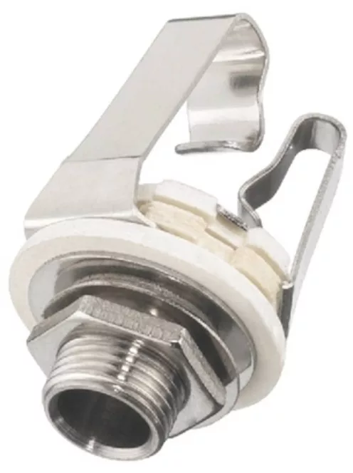 Monacor T-213J, sztereó 6,3mm Beépíthető Jack Aljzat