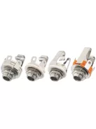 Monacor T-213J, sztereó 6,3mm Beépíthető Jack Aljzat