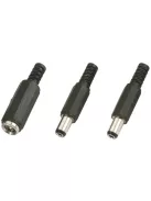 Monacor T-521P, tápcsatlakozó dugók