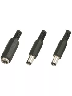 Monacor T-521P, tápcsatlakozó dugók